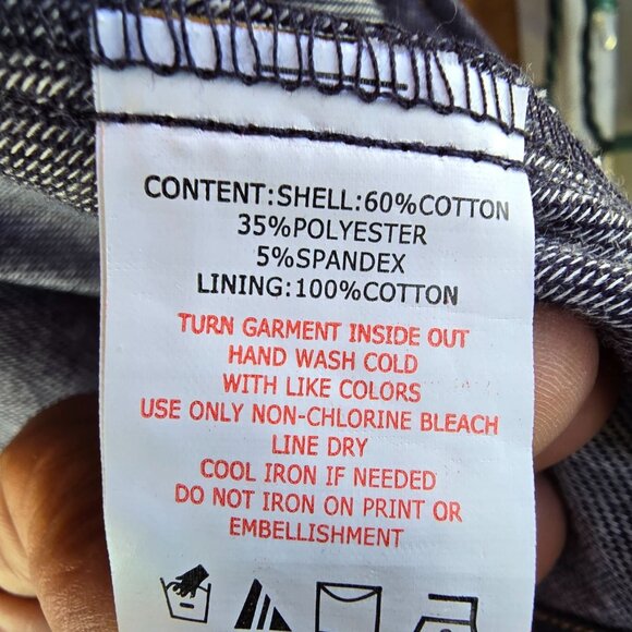 Y2k Double-Breasted Denim Trench Coat With Gold Detail Size L old money feel - Picture 2 of 14